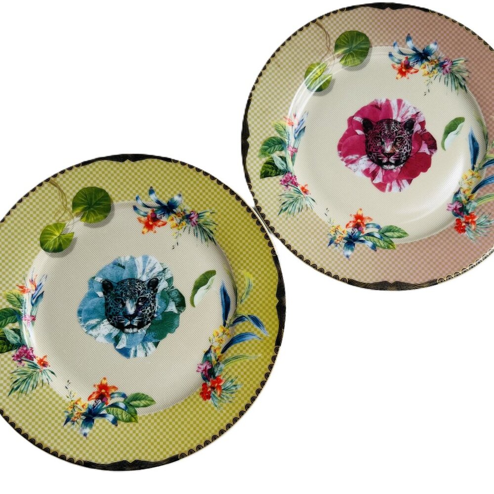 2 Gracie China Wild Summer 7.5-inch Dessert Plates